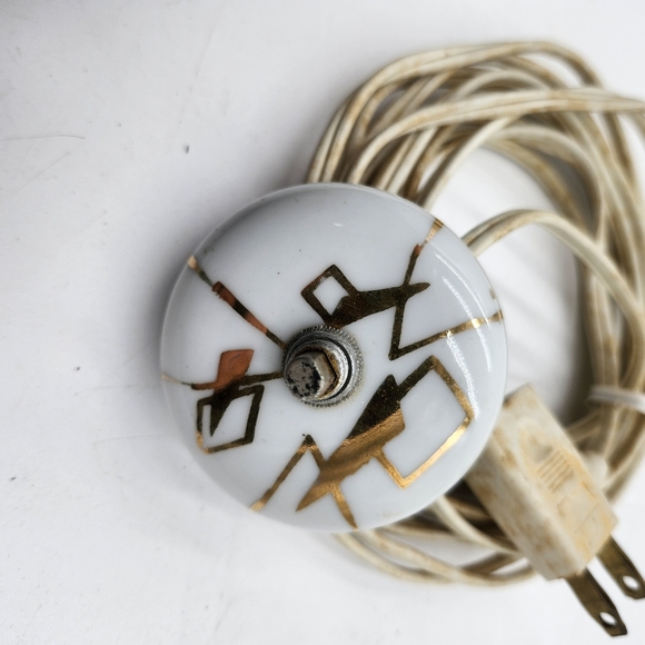 Lazy Bones Push Button Remote Control Lamp Switch Foot Pedal lightening bolt MCM - Picture 7 of 7